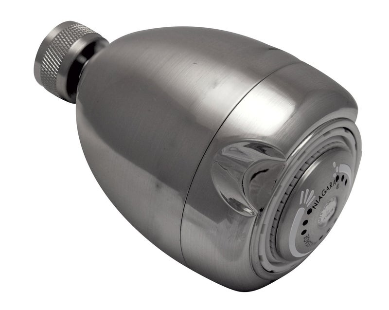 Niagara Conservation High Efficiency 1.5 GPM Earth Spa 3-Spray Showerhead in Brushed Nickel, N2915BN - Image 4